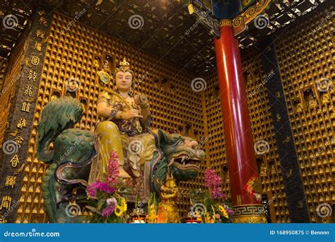 Beautiful Golden Buddha In Thousand Buddha Temple In Ho Chi Minh City