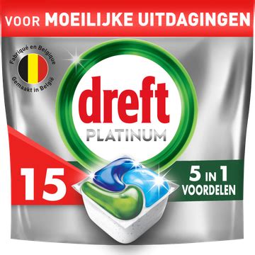 Dreft Platinum All In One Vaatwastabletten Original Capsules