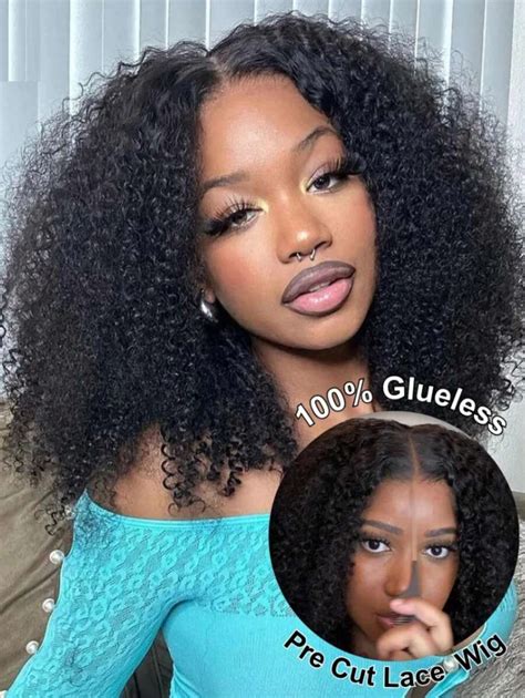 Unice Bye Bye Knots 7x5 Bleached Knots Wear Go Glueless Wig Kinky Curly