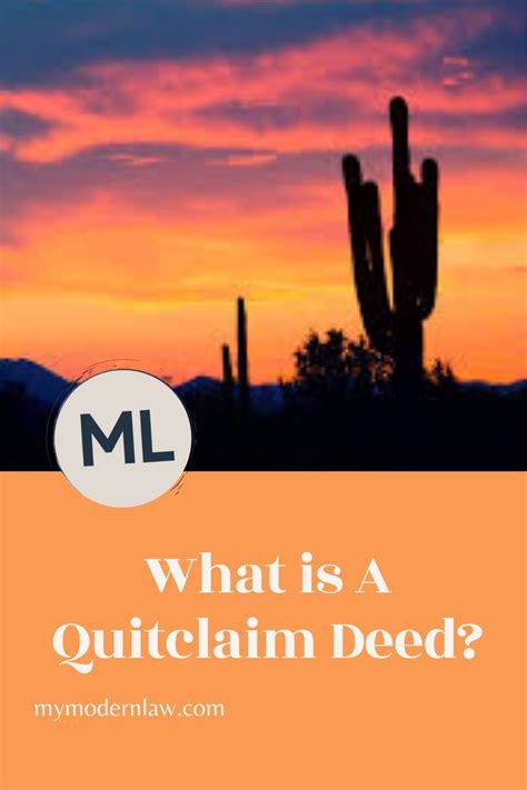 What Is A Quitclaim Deed And When Should I Use It Artofit