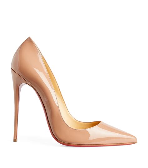 Womens Christian Louboutin Nude So Kate Patent Pumps Harrods