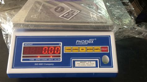 Phoenix Digital Table Top Scale Size 230x30mm Capacity 5 20 Kg