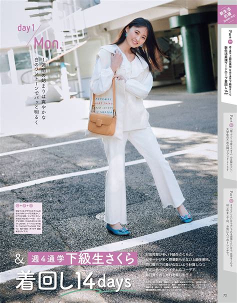 Sakura Endo 遠藤さくら Non No ノンノ Magazine 2022 05 Everia Club