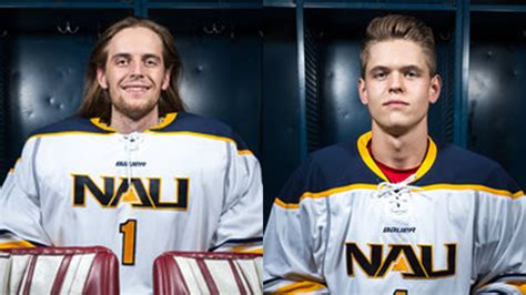 Nolan twins hoped to play together on NAU’s new ice rink which is still under construction - BVM ...