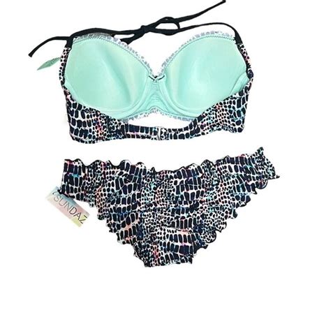 Sundazed Swim Nwt C Bikini Top Small Bottoms Sundazed Nixie Bra