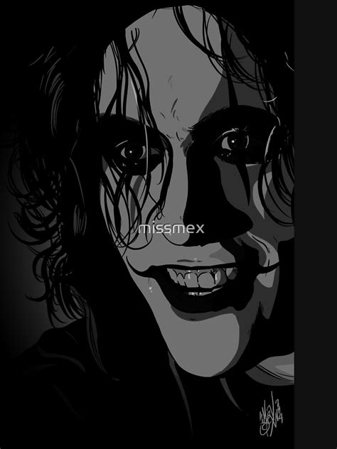 The Crow Brandon Lee Portrait T Shirt For Sale By Missmex