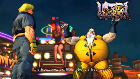 Ultra Street Fighter IV Ken Masters Vs Rufus Rival Battle PS4