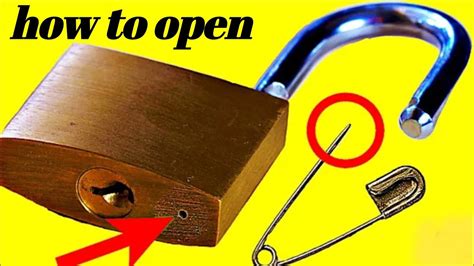 How To Open Lock Without Key बिना चाभी से ताला कैसे खोले Youtube