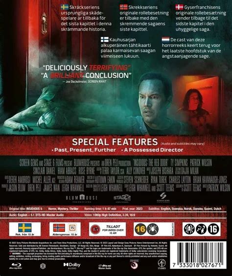 Insidious The Red Door Blu Ray