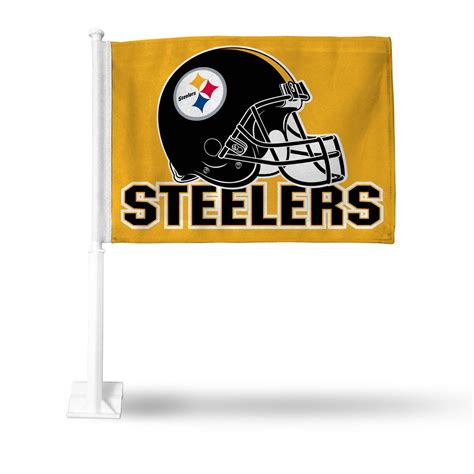 Official Licensed NFL Car Flag Pittsburgh Steelers - 3 Day Flags