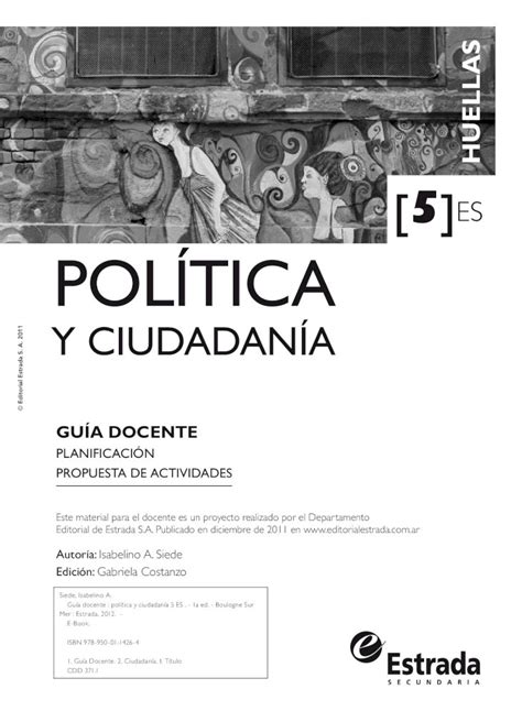 PDF Huellas Política y Ciudadanía 5to Año PDFSLIDE NET