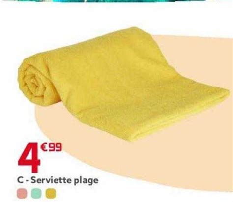 Promo Serviette Plage Chez GiFi ICatalogue Fr