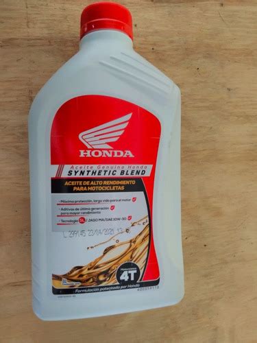 Aceite Genuino Honda W Synthetic Blend Lt Jaso T Mercadolibre