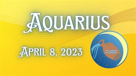 AQUARIUS Be Prepared To Fall In Love Today Apr 8 Horoscope YouTube