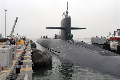 Uss Georgia Ssgn Ssbn 729 Ohio Class Missile Submarine Us Navy