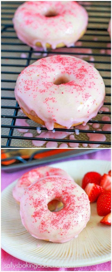 Very Easy Homemade Strawberry Frosted Donuts Even Better Than The