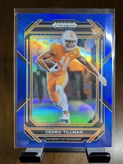 Panini Prizm Draft Picks Cedric Tillman Blue Prizm Rc