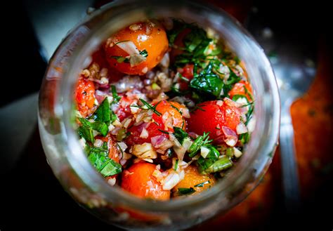 Marinated Herbed Cherry Tomatoes Kitchenmess