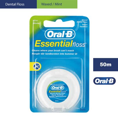 Oral B Floss Essential Waxed Mint 50ml Bemata