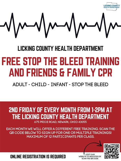 Stop The Bleed Cpr Licking County Health Department