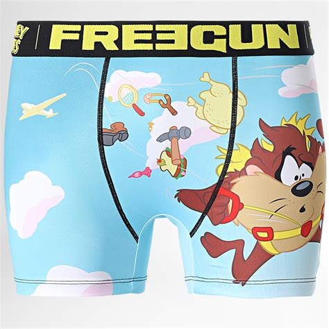 Freegun Boxer Looney Tunes Taz Bleu Ciel LaBoutiqueOfficielle