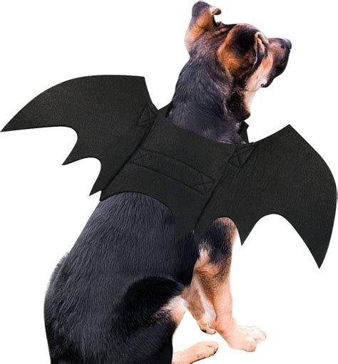 Rypet Dog Bat Costume - Halloween Pet Costume Bat Wings Cosplay Dog ...