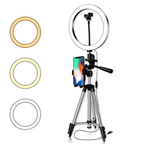 8 Selfie Ring Light With Tripod Stand Smart Nova