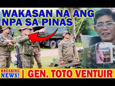 Gen Noel Vestuir Napakapa Epektebo Ng NTF ELCAC Castro Manuel And