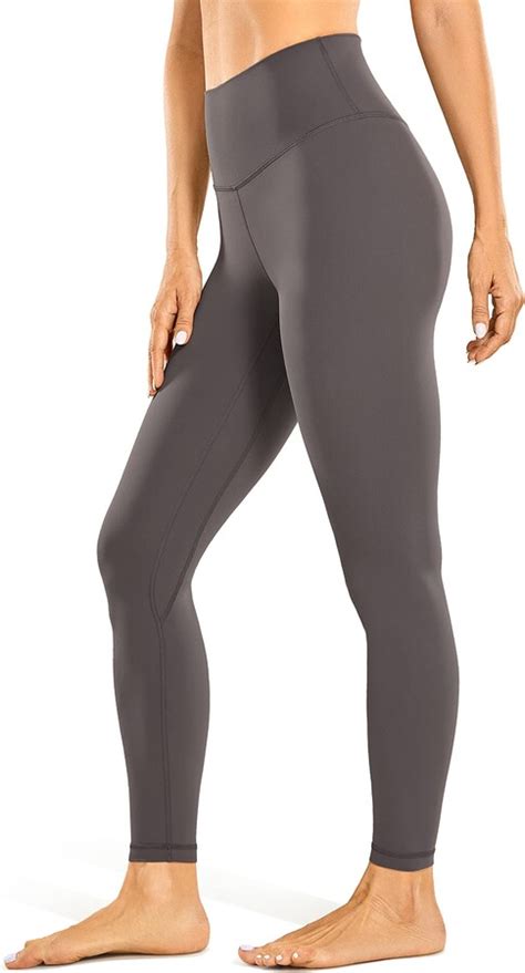 Crz Yoga Womens Brushed Naked Feeling Yoga Leggings Matte Soft