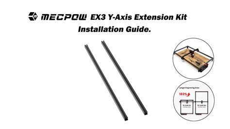 Mecpow EX3 Y Axis Extension Kit Installation Guide YouTube