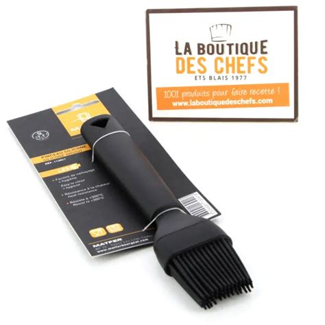 Pinceau De Cuisine Noir En Silicone La Boutique Des Chefs