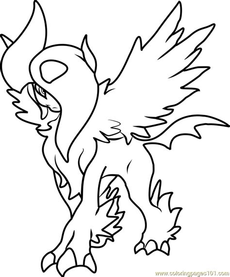 Get Coloriage Absol Pokemon Png Coloriages Pokemon Sexiz Pix