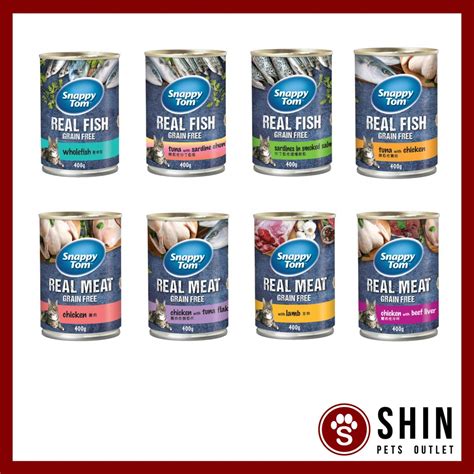 Snappy Tom Canned Food (Cat Wet Food) - 400g / Snappy Tom 400g ...