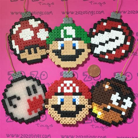 Mario Christmas Perler Bead Patterns