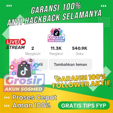 Jual Jual Akun Tiktok Murah Sekali Termurah Banget Real Followers Aktif