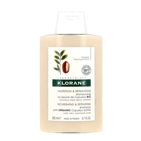 Klorane Shampooing Nutrition Et R Paration Au Beurre De Cupua U Bio