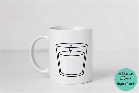 Candle Clipart Scented Candle Svg Aromatherapy Clipart Etsy Canada