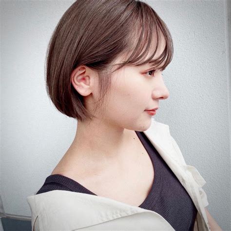 オフィス デート ショート ショートボブ×neutral Produce By Garden×矢野佑太郎×589461 Hair ショートカット ショートボブ ショートカット 丸顔