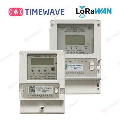 Din Rail LoRaWAN Energy Meter Smart Single Phase AS923MHz EU868MHz AU915MHz