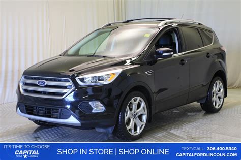 Pre Owned 2017 Ford Escape Titanium EcoBoost 4WD SUV In Regina V071A