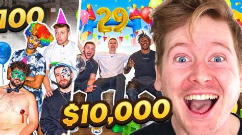 Sidemen 100 Vs 10000 Birthday Party Reaction Youtube