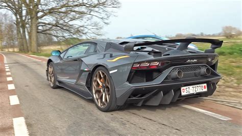 Supercars Accelerating Aventador Svj Hp Top Secret Gt R Lt Ipe