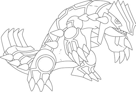 Pokemon Groudon Coloring Pages At Free Printable Kleurplaten