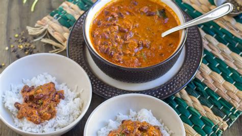 Vegan Red Kidney Beans Curry Konkani Style Rajma Curry Youtube