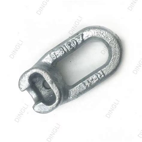 Power Transmission Line Fittings Steel Forged Hot Dip Galvanized Socket