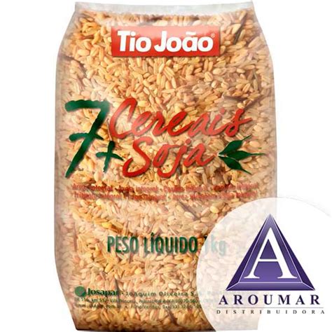 ARROZ T JOAO 7 CEREAIS SOJA 1KG Aroumar