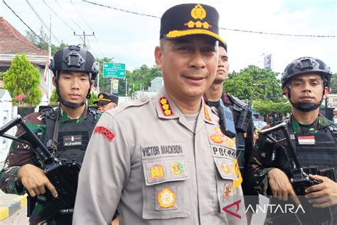 Polresta Jayapura Kota Siagakan 1 500 Personel Pada Pemakaman Lukas