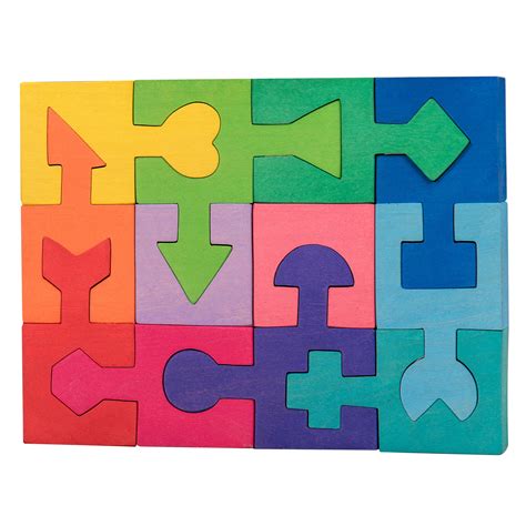 Oxemize Thick Wooden Jigsaw Puzzles for Toddlers Kids 2 3 4 5 Years Old ...