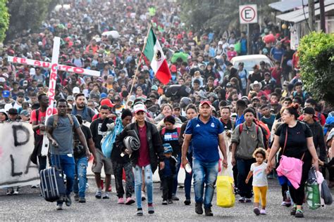 Nueva Caravana Migrante Parte De Tapachula A Cdmx