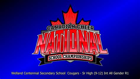 Welland Centennial Secondary School Cougars – Sr High (9-12) Int All ...